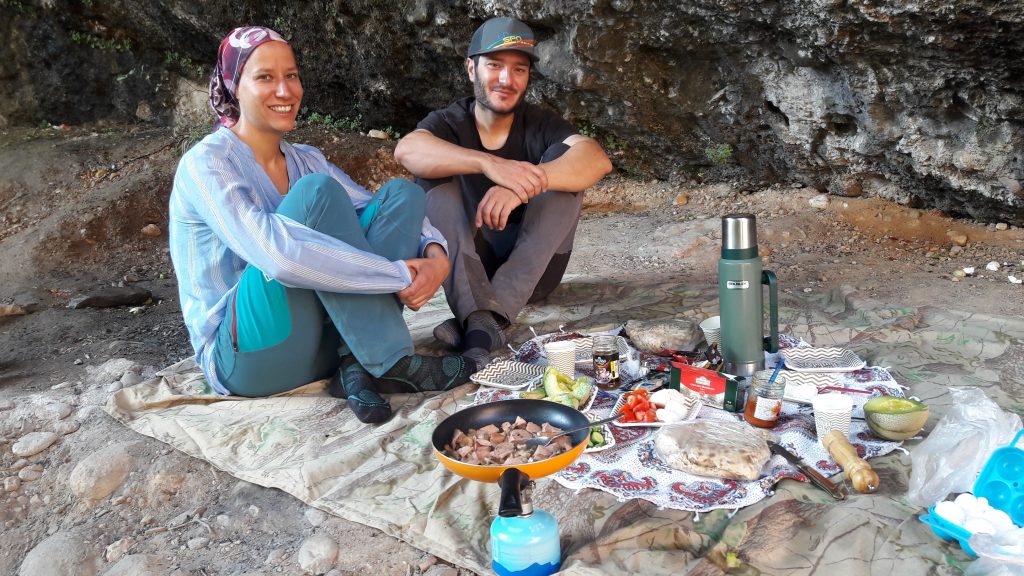 breakfast at the ghalat mountian